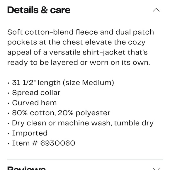 Ruby Fleece shirt Jacket - Picture 9 of 9